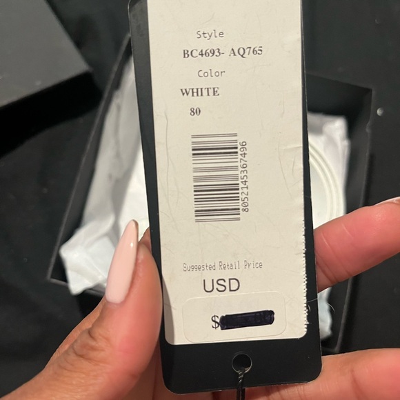 Dolce & Gabbana White Belt with DG Logo Buckle - Picture 3 of 10